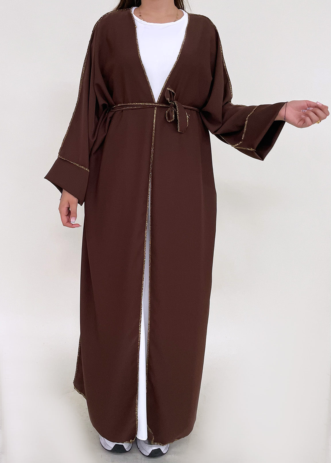 Abaya Faizah Dunkelbraun