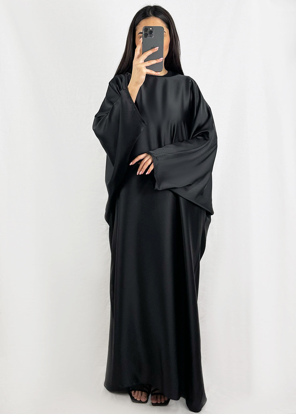 Abaya Dila Schwarz