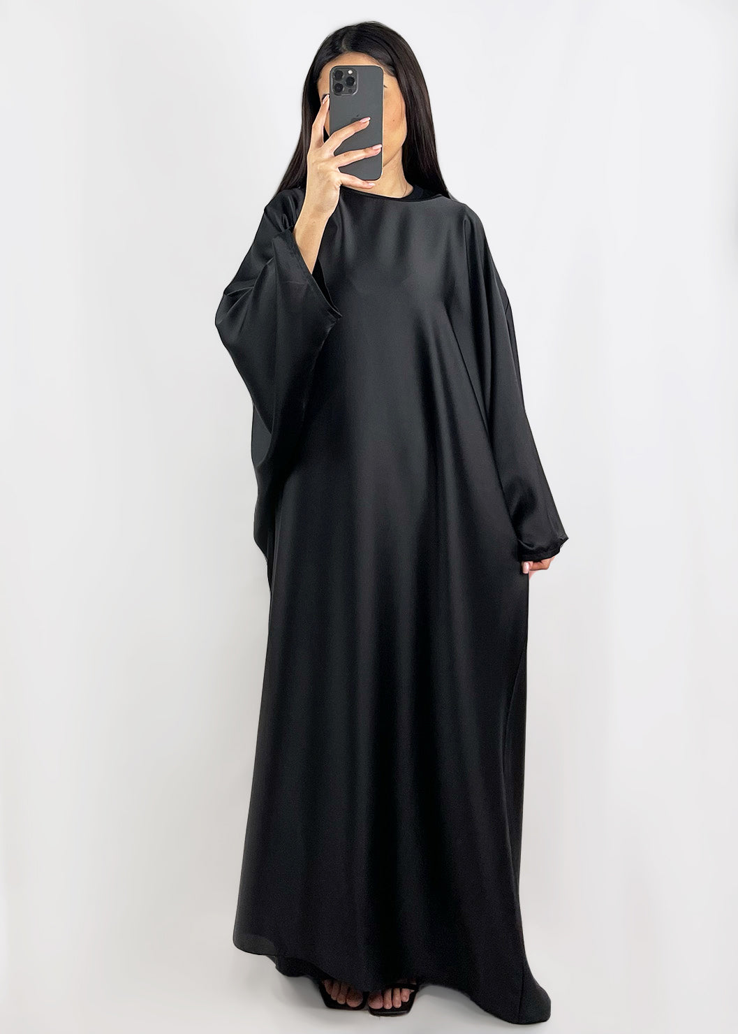 Abaya Dila Schwarz