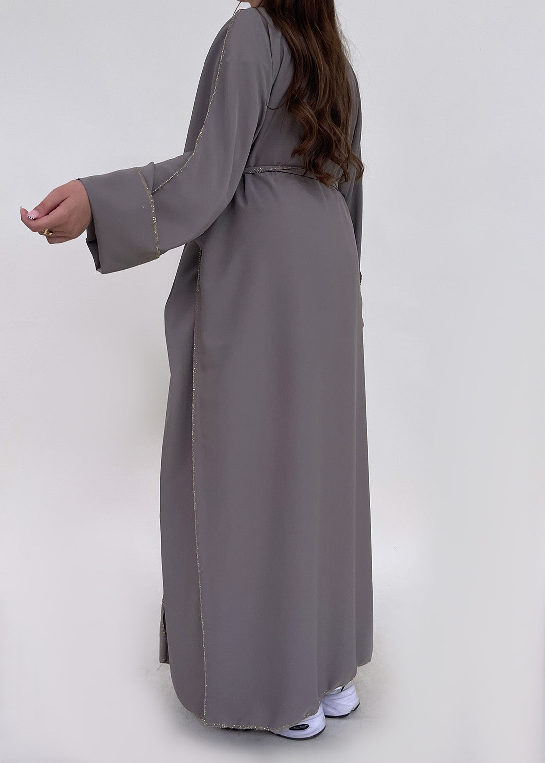 Abaya Faizah Taupe