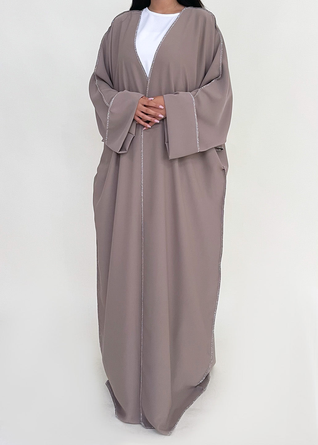 Abaya Djamila Taupe