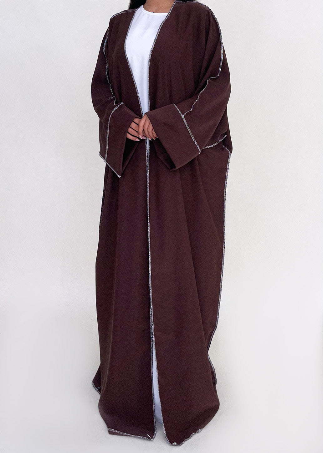 Abaya Djamila Dunkelbraun