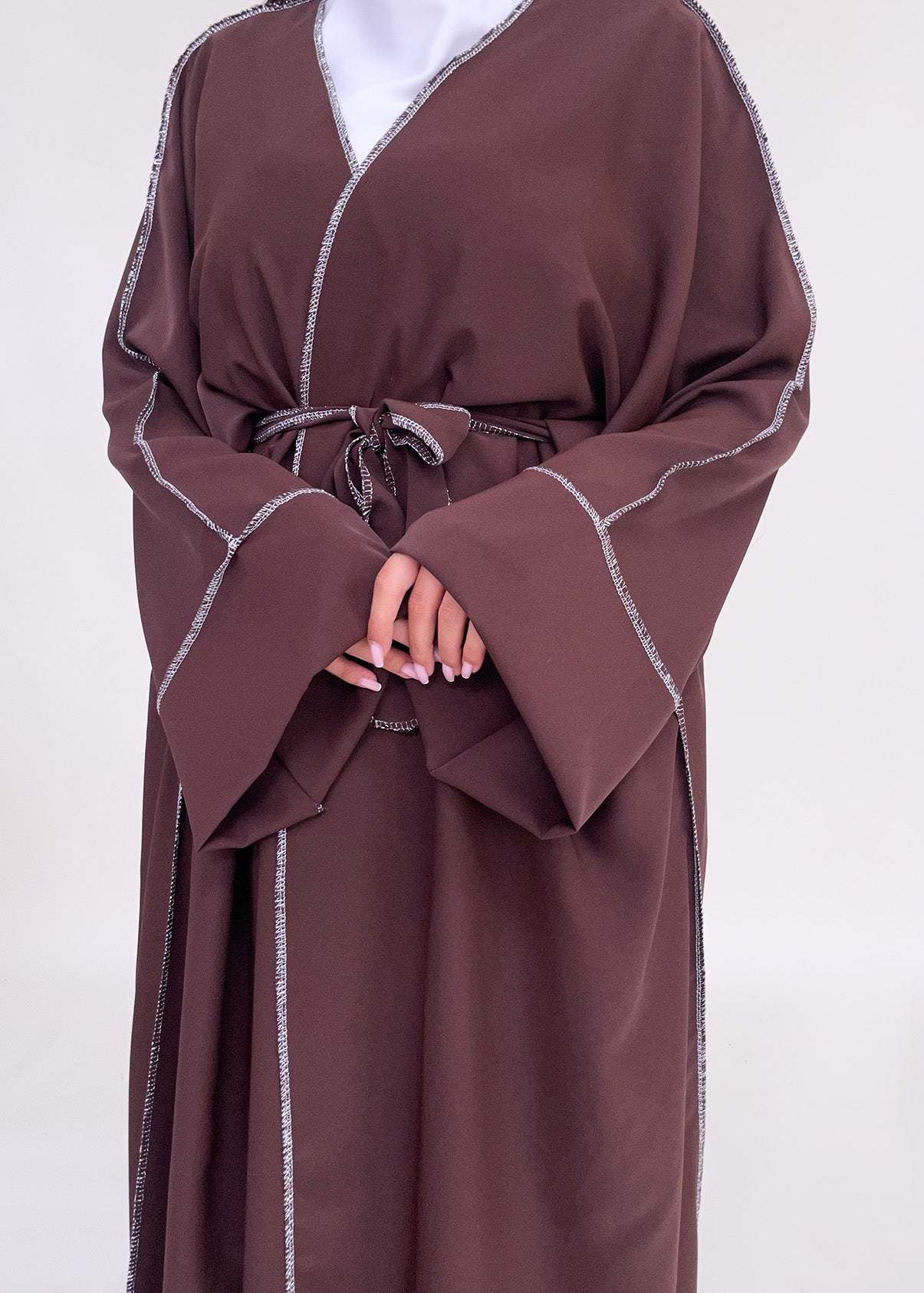 Abaya Djamila Dunkelbraun