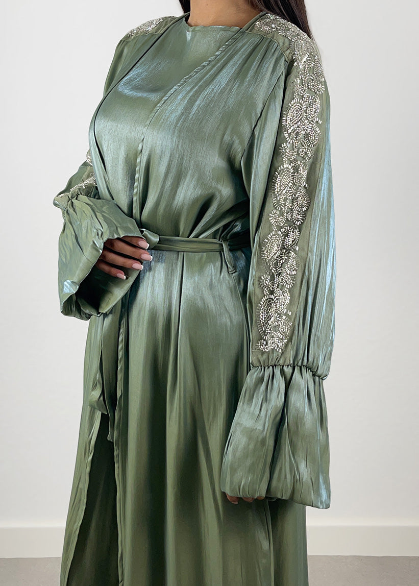 Zweiteilige Abaya Liah Khaki