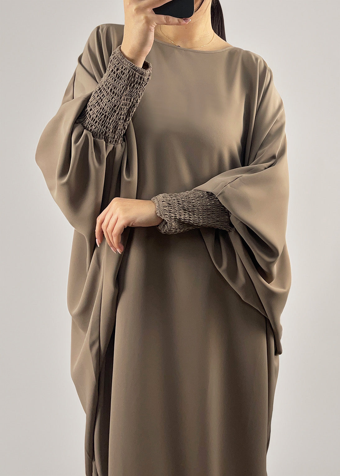 Abaya Nadia Taupe