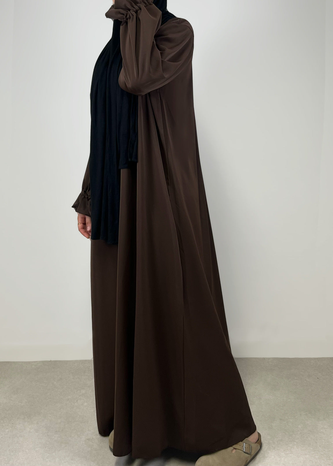 Abaya Mina Dunkelbraun