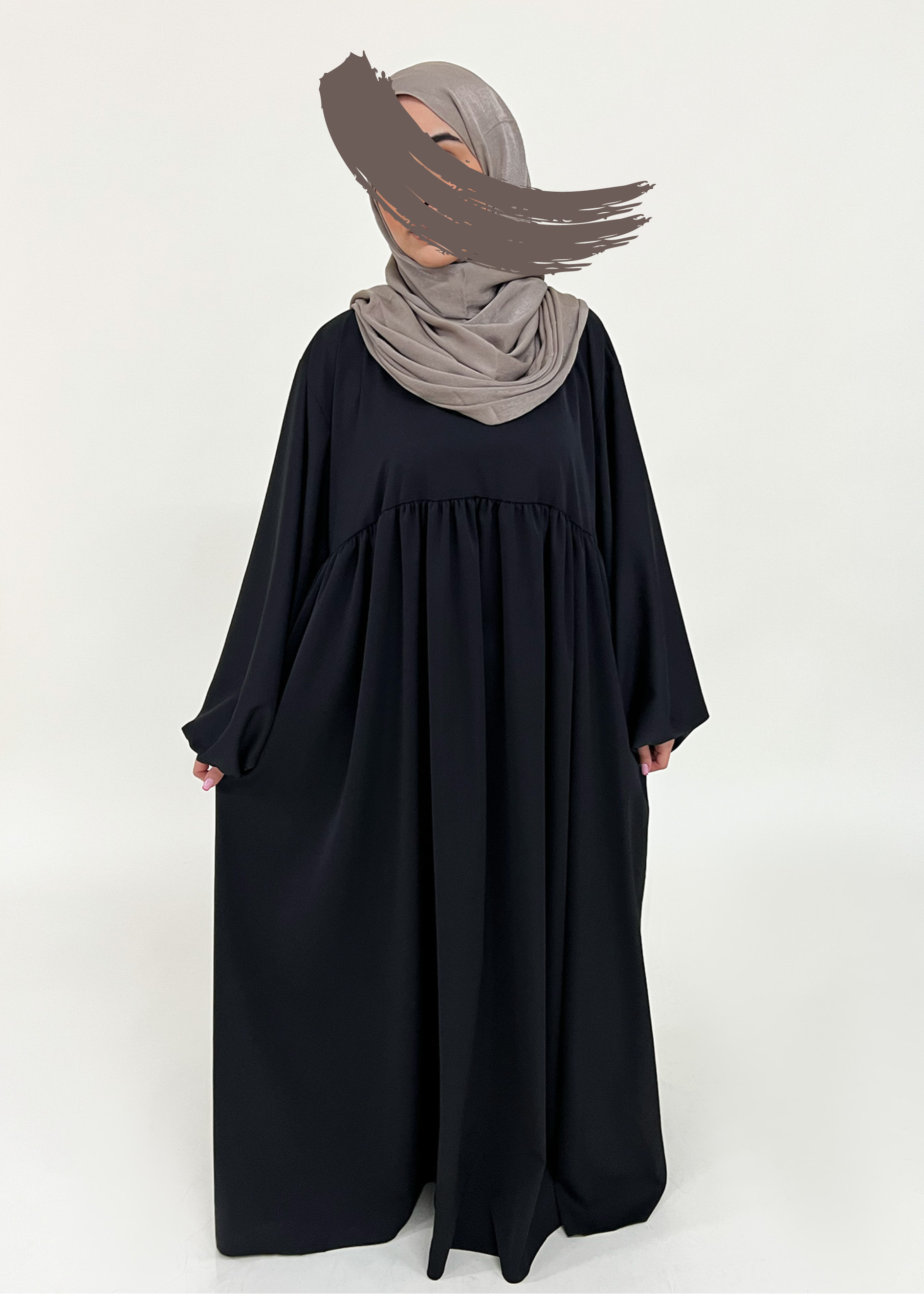 Abaya Layla Schwarz