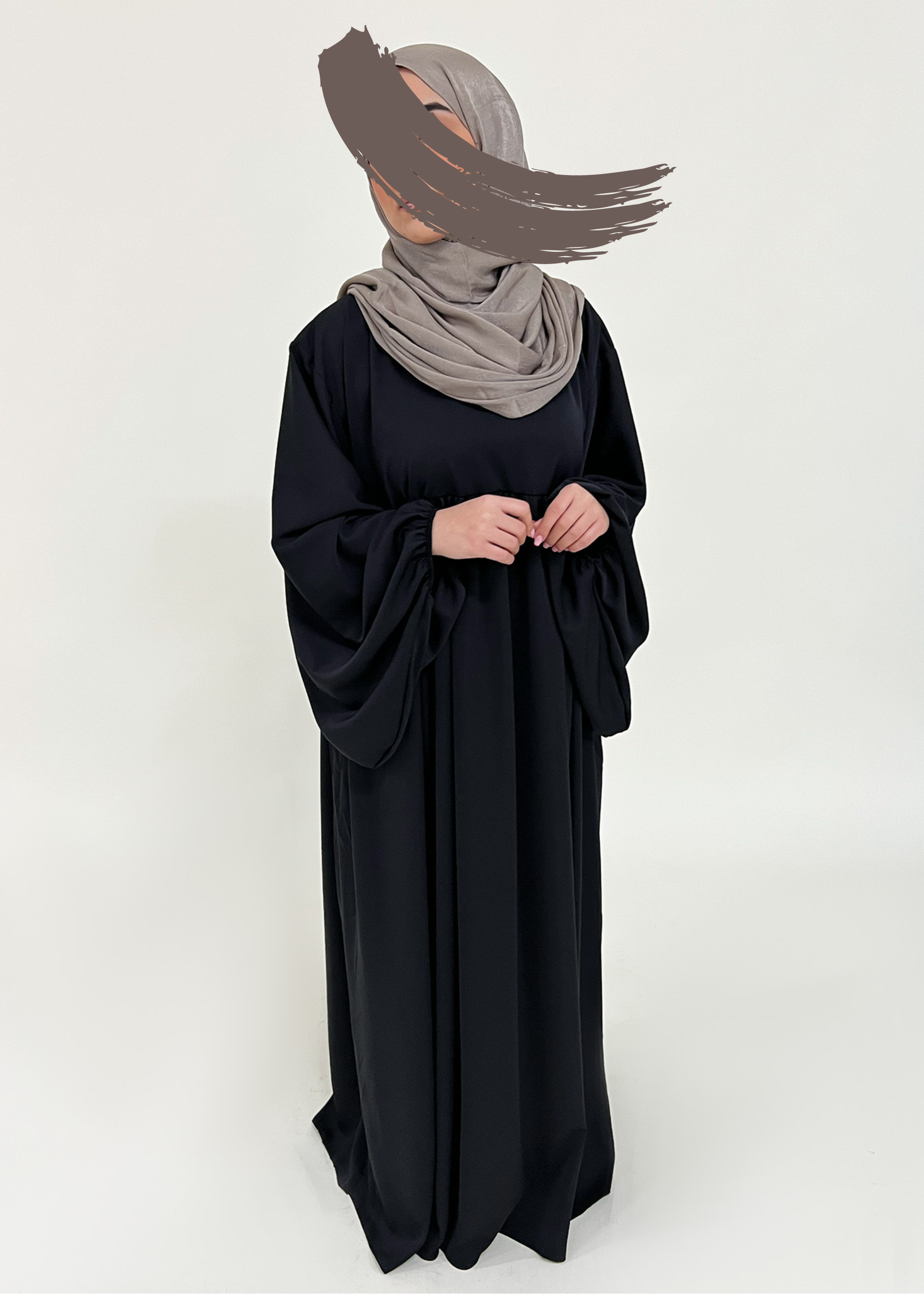 Abaya Layla Schwarz