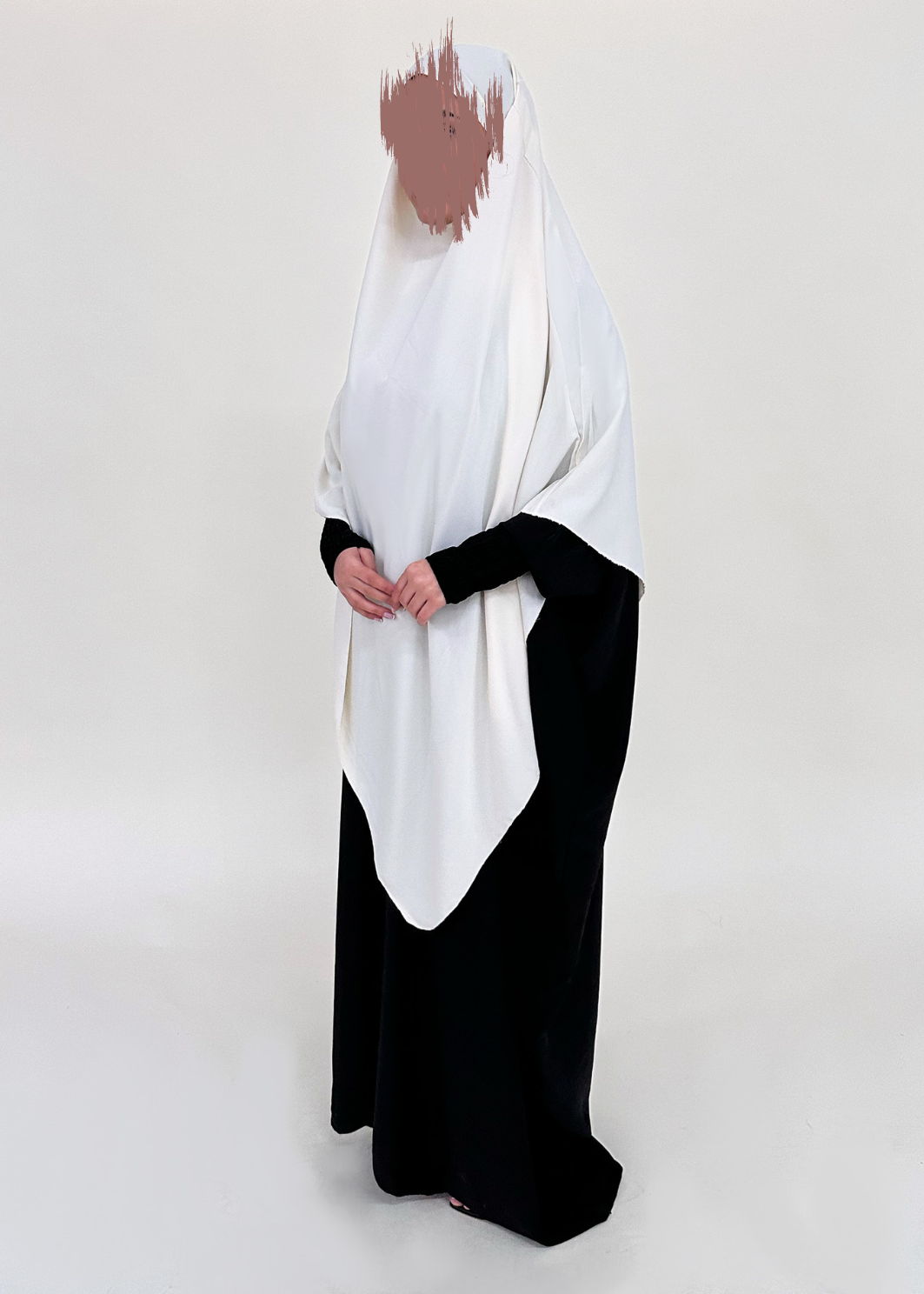 Khimar Naima Ecru-Weiß